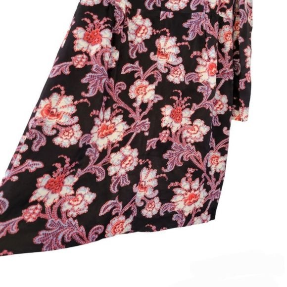 Club Monaco Teodora Cold-Shoulder Floral Print Mini Dress Size 4. - Picture 9 of 12